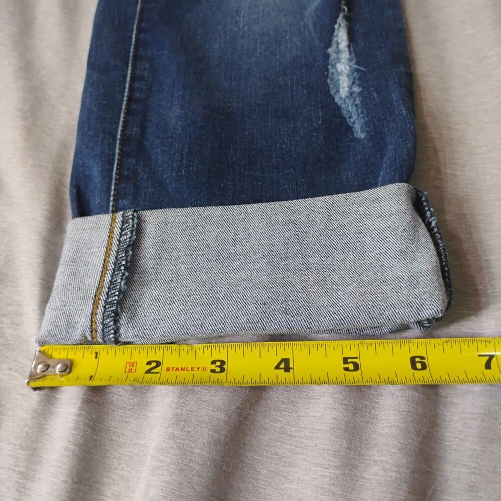 KanCan Alexandrea Ankle Jean Distressed Skinny NWT Size W13/30 Dark Wash KC8127D - Picture 13 of 16